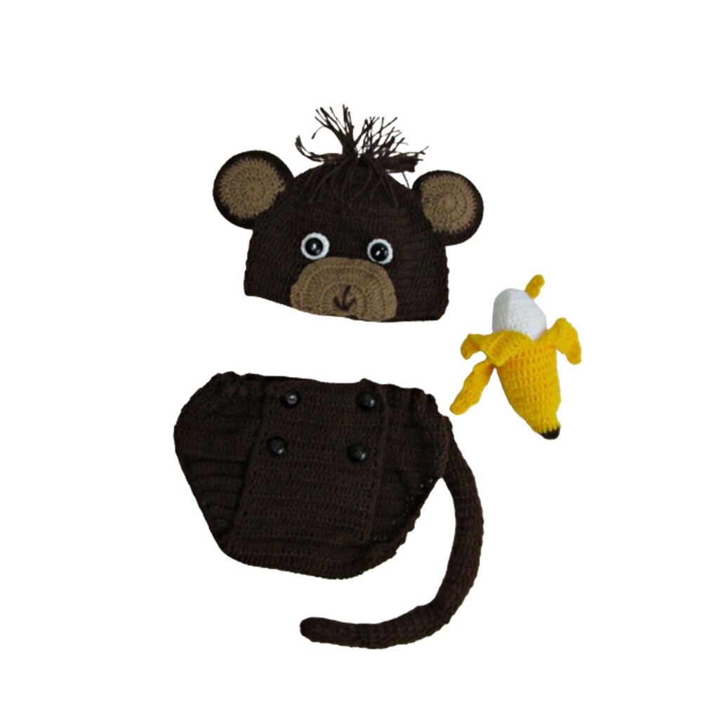 Fantasia Macaco Mêsversário Newborn