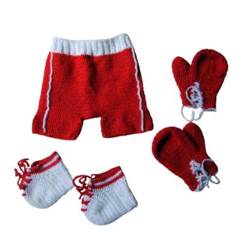 Newborn Boxe Vermelho