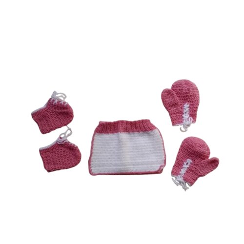 Newborn Boxe feminino rosa