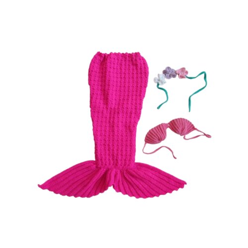 Newborn sereia rosa