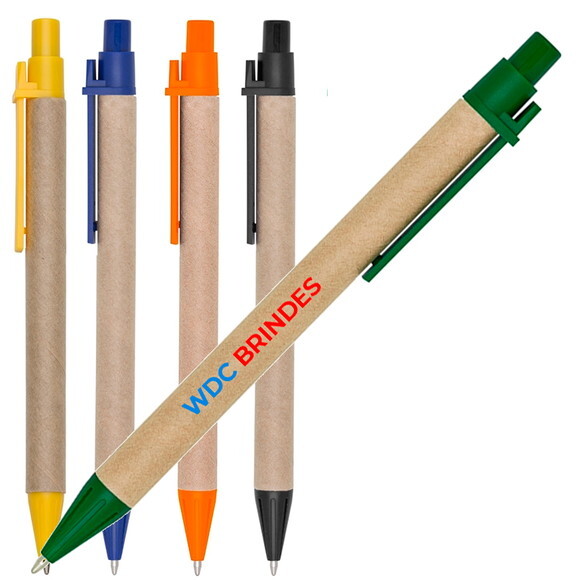 1000 Caneta Ecologica Personalizada Cee002 Várias Cores