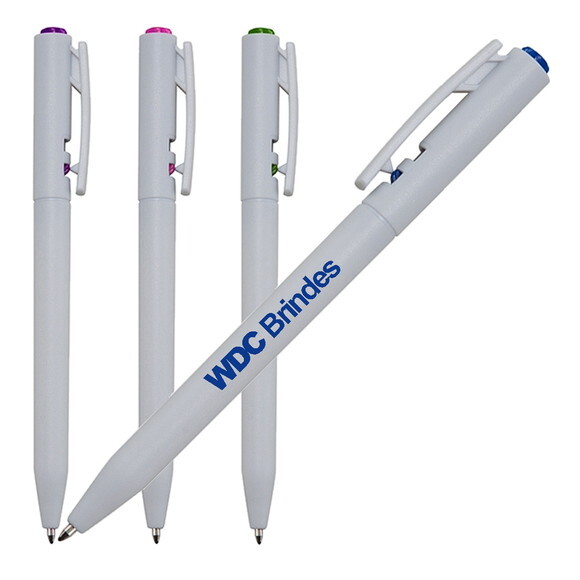 300 Caneta Esferográfica Personalizada Cpe049 Diversas Cores