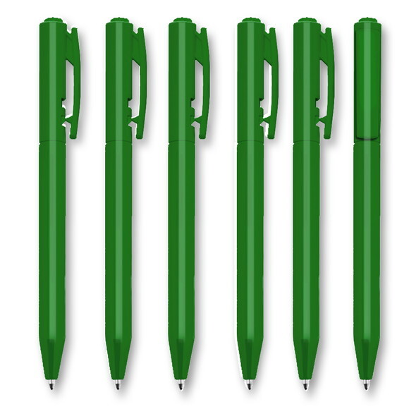 300 Canetas Personalizada - Corpo Verde Cpe050