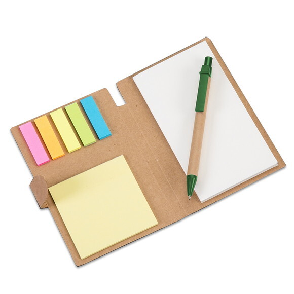 40 Blocos de Anotações sem Gravar com Caneta Verde Bca003