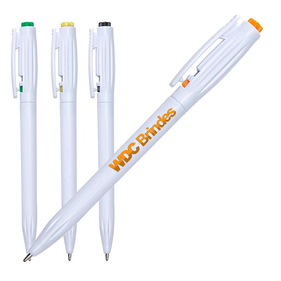400 Caneta Esferográfica Personalizada Cpe020 Diversas Cores