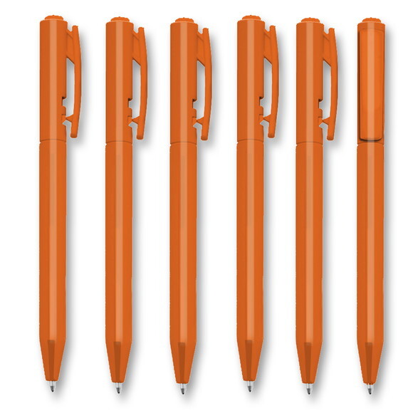 400 Caneta Esferográfica Personalizada Cpe050 Laranja