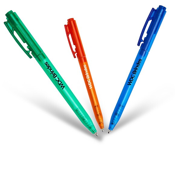 400 Caneta Esferográfica Personalizada Cpe051 Diversas Cores