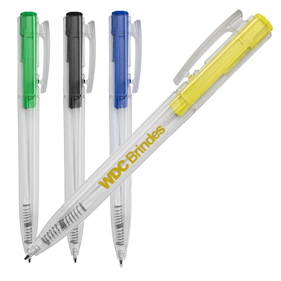 400 Caneta Esferográfica Personalizada Cpe052 Diversas Cores