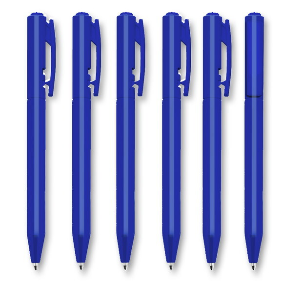 400 Canetas Personalizada - Corpo Azul Cpe050