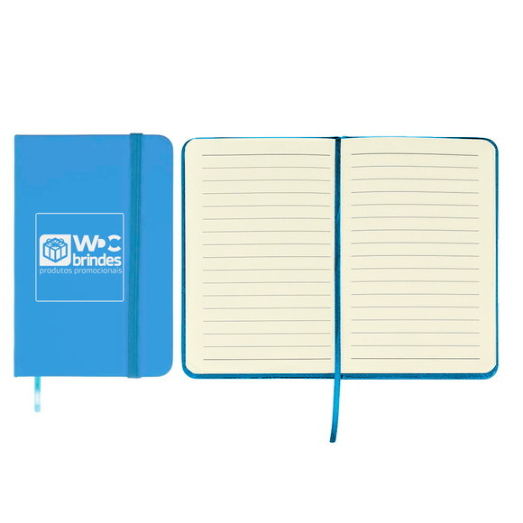 50 Cadernetas Personalizadas, Azul, Bac019 P