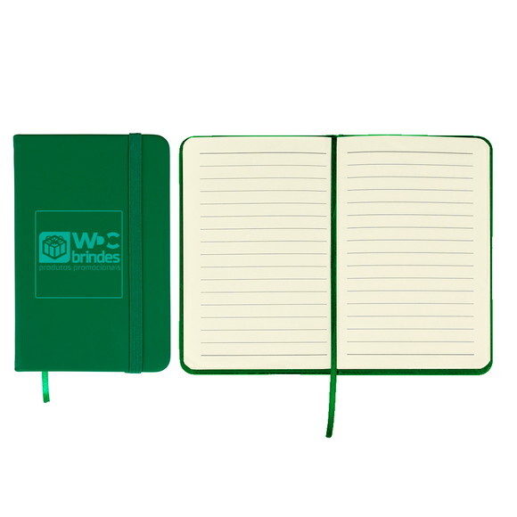 50 Cadernetas Personalizadas, Verde, Bac019 P