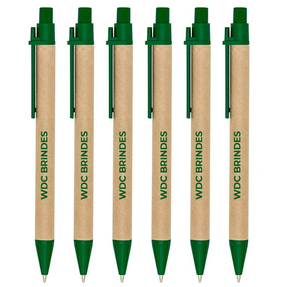 500 Caneta Ecologica Personalizada Cee002 Verde