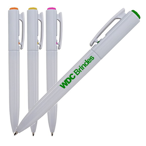 600 Caneta Esferográfica Personalizada Cpe053 Diversas Cores