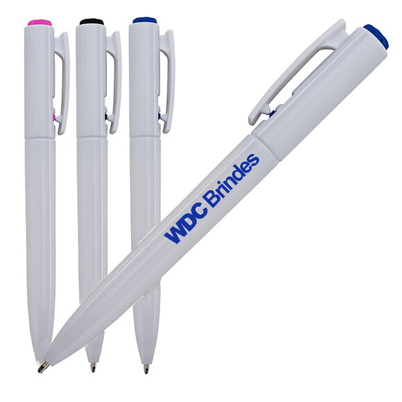 600 Caneta Esferográfica Personalizada Cpe053 Diversas Cores