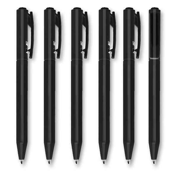 600 Canetas Personalizada - Corpo Preto Cpe050