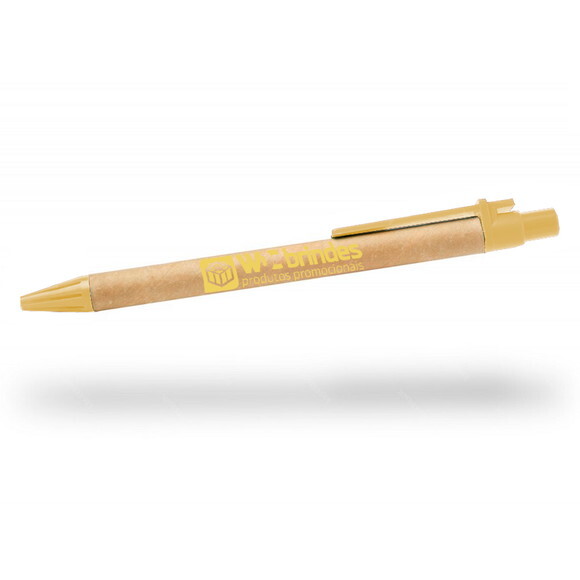 700 Caneta Ecologica Personalizada Cee002 Amarela