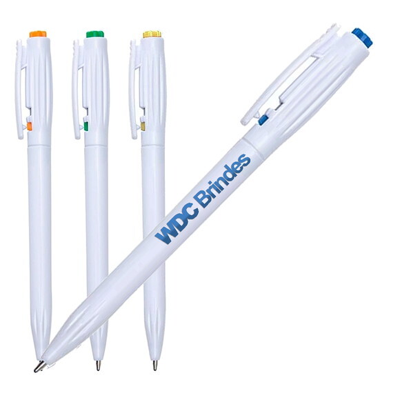 700 Caneta Esferográfica Personalizada Cpe020 Várias Cores