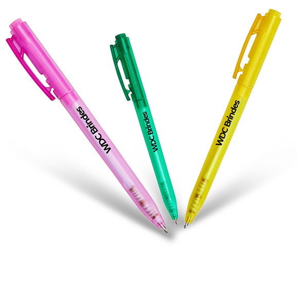 800 Caneta Esferográfica Personalizada Cpe051 Diversas Cores