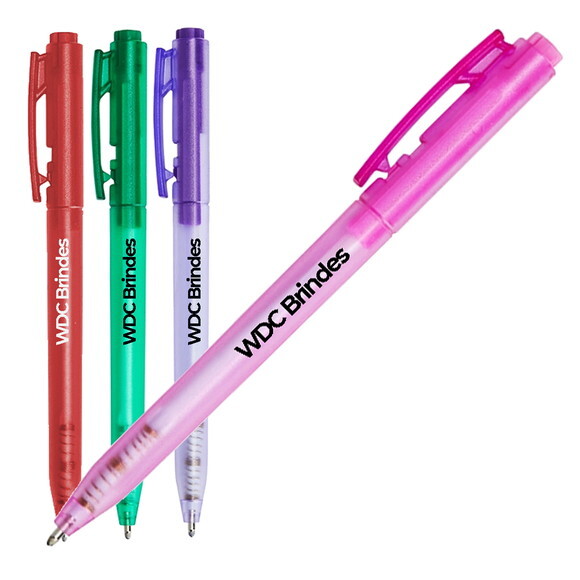 800 Caneta Esferográfica Personalizada Cpe051 Diversas Cores