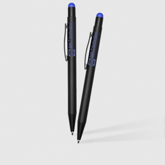 90 Canetas Metal Touch Gravação a Laser Cmt007 - Azul Escuro