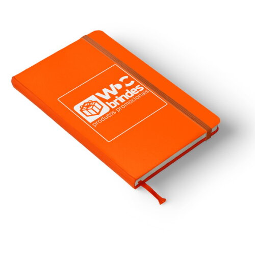 100 Cadernetas Personalizadas, Laranja, Bac019 P