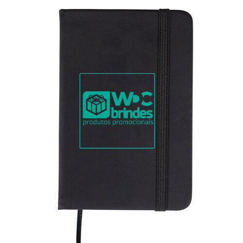 150 Cadernetas Personalizadas, Preto, Bac019 P