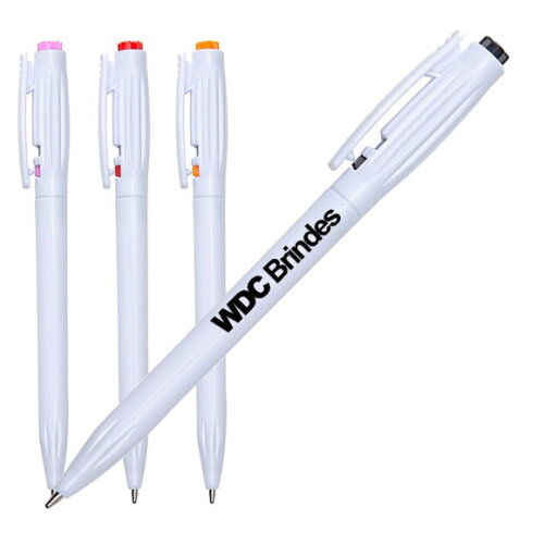 300 Caneta Esferográfica Personalizada Cpe020 Diversas Cores