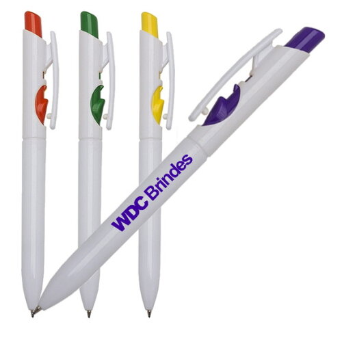 300 Caneta esferográfica personalizada CPE029 Várias Cores