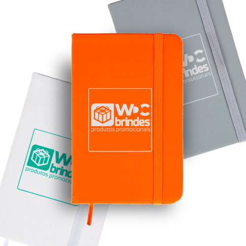 40 Cadernetas Personalizadas, Laranja, Bac019 P