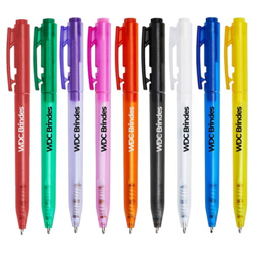 400 Caneta Esferográfica Personalizada Cpe051 Diversas Cores