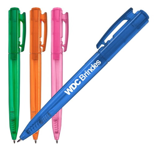 500 Caneta Esferográfica Personalizada Cpe054 Diversas Cores