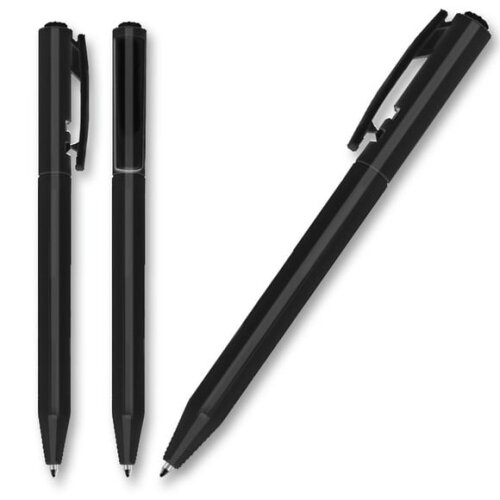 500 Canetas Personalizada - Cor Preta Cpe050