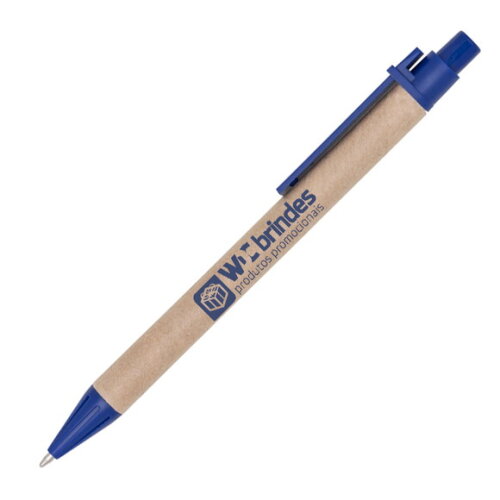 600 Caneta Ecologica Personalizada Cee002 Azul