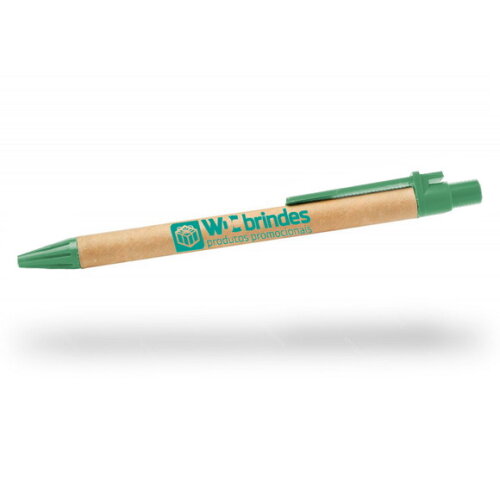 600 Caneta Ecologica Personalizada Cee002 Verde