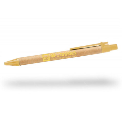 700 Caneta Ecologica Personalizada Cee002 Amarela