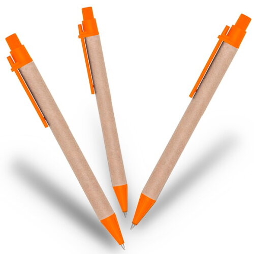 700 Caneta Ecologica Personalizada Cee002 Laranja