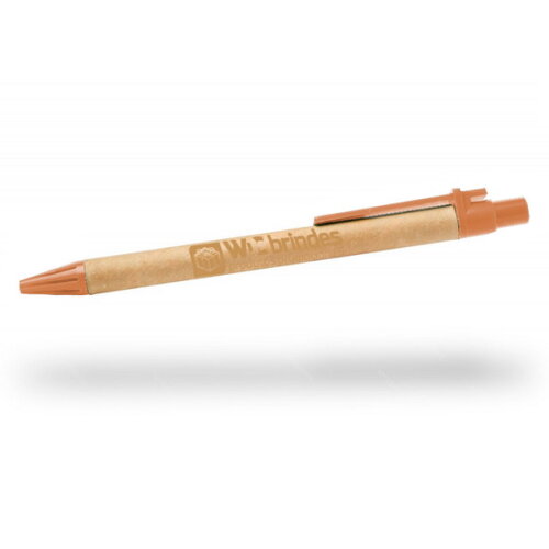 700 Caneta Ecologica Personalizada Cee002 Laranja