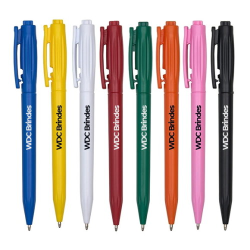 700 Caneta Esferográfica Personalizada Cpe028 Diversas Cores