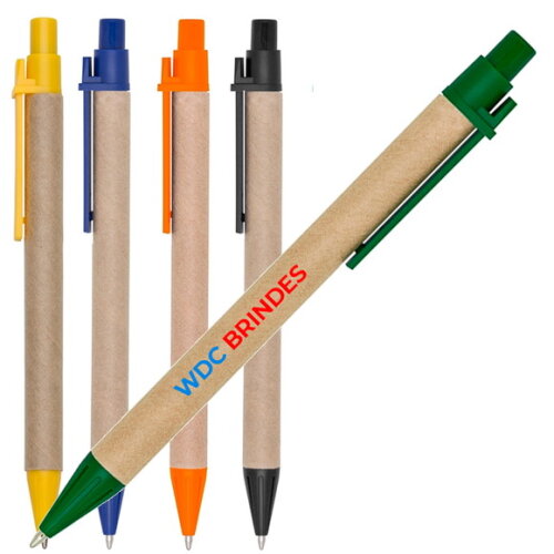 800 Caneta Ecologica Personalizada Cee002 Várias Cores