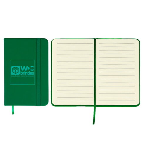 90 Cadernetas Personalizadas, Verde, Bac019 P