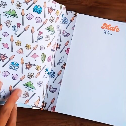 Caderno Livro de Assinaturas 15 anos