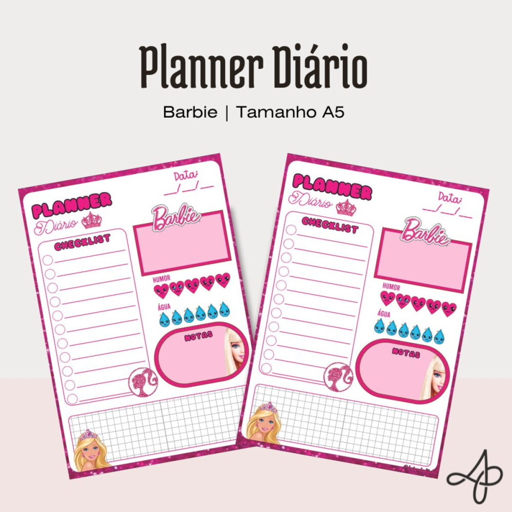Planner Diário - Barbie