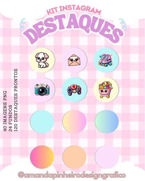 Kit Destaques Instagram