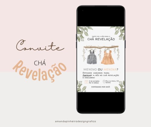 Convite - Chá Revelação
