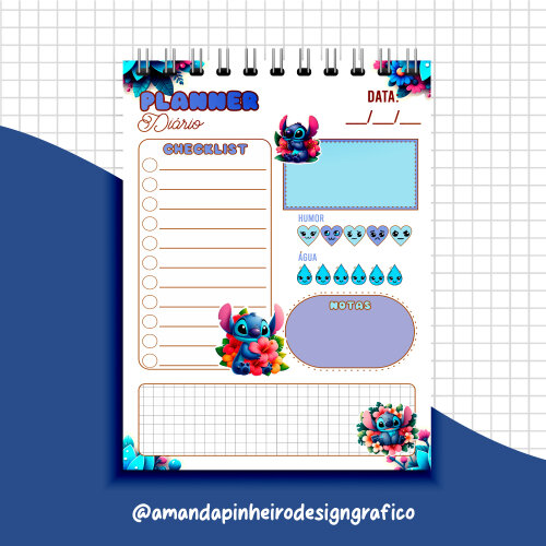 Planner Diário - Stitch