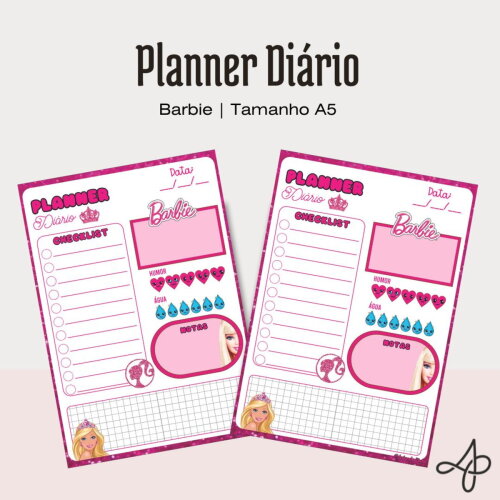 Planner Diário - Barbie