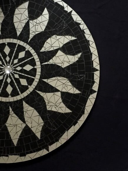 Mandala Sol em Mosaico