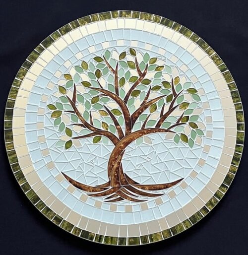 Árvore da Vida em Mosaico 40 cm Modelo 3