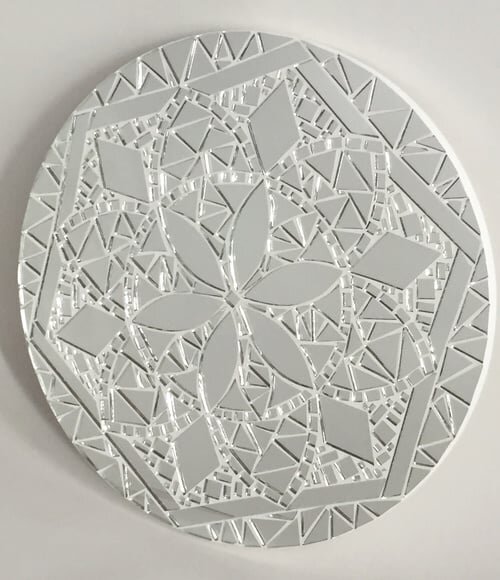 Mandala 25 cm em Espelhos