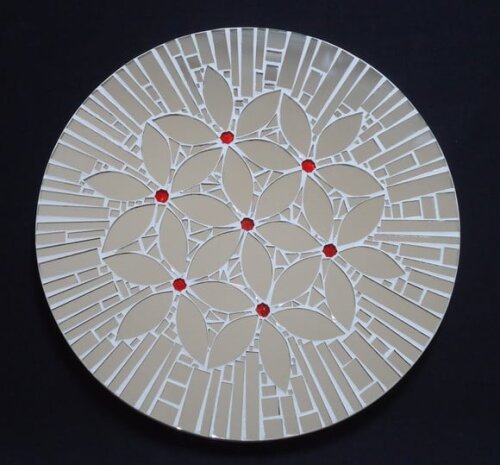 Mandala 25 cm em Espelhos